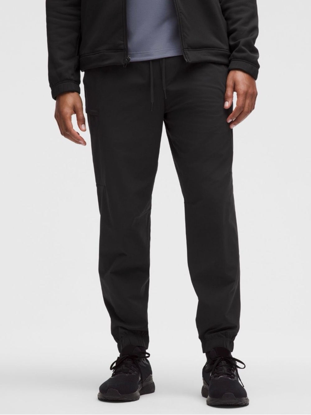 Lululemon Men's Black Athletic Cargo Jogger Pants